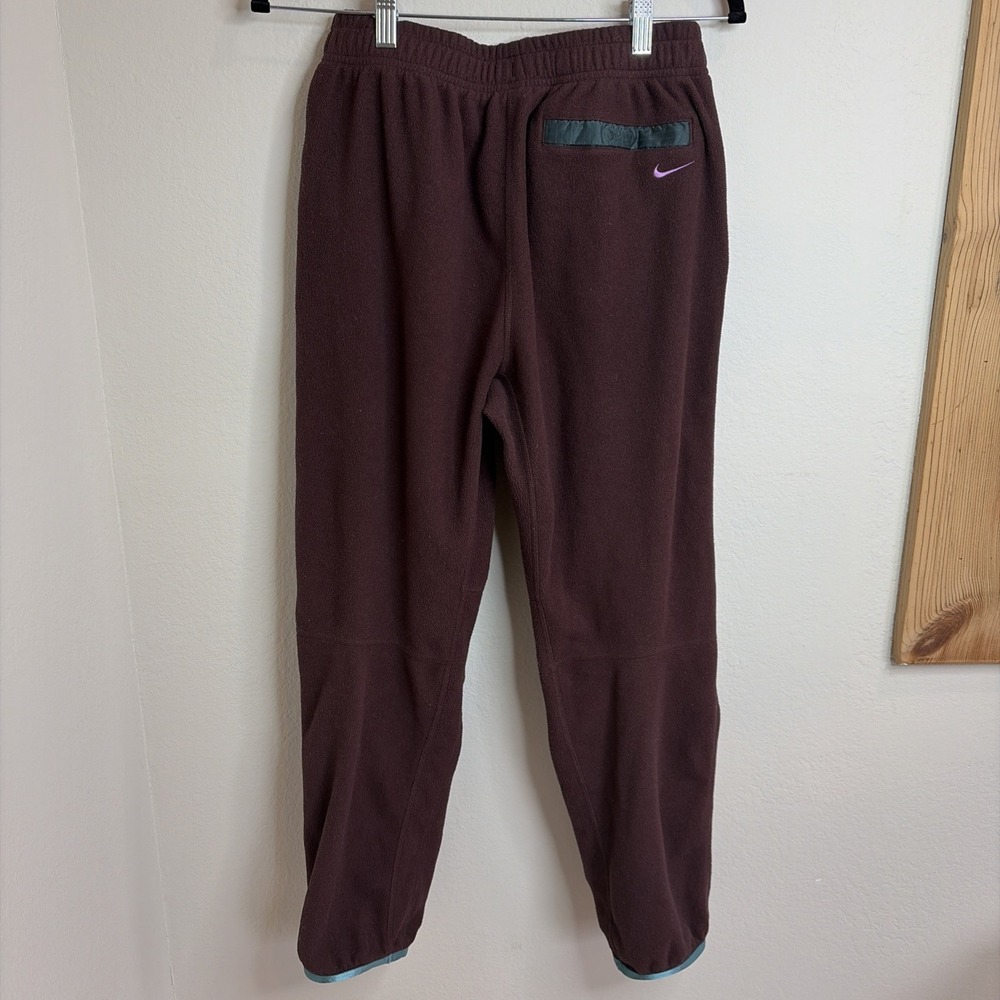 Nike ACG Polartec Wolf Tree Youth XL Pants Maroon Teal Outdoor Knee Patch - Picture 7 of 14